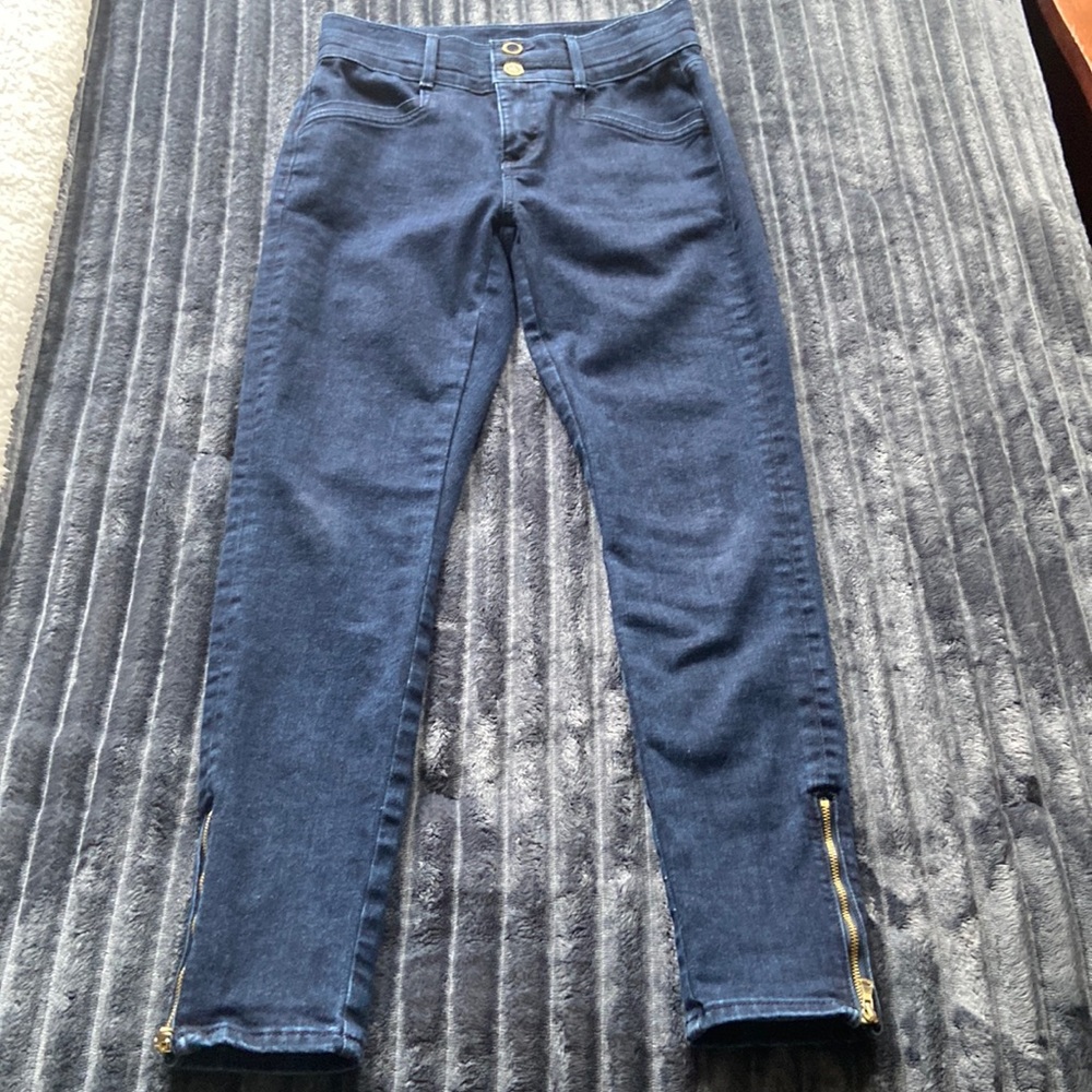 Loft dark, skinny jeans Sz 4 (27 waist)
